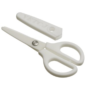 Picture of Judaica White Ceramic Scissor 14 cm